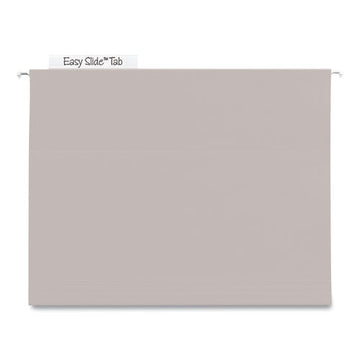Smead® Tuff Extra Capacity Hanging File Folders W- Easy Slide Tab, 4" Expansion, Letter, Steel Gray,18-box freeshipping - TVN Wholesale